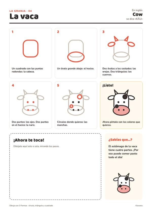 La ficha de la vaca